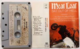 Meat Loaf Bat Out of Hell Songs Audio Cassette