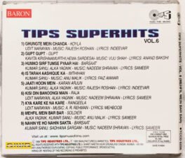 Mehfil Mein Bar Bar Tips Superhits Vol 6 Hindi Audio cd