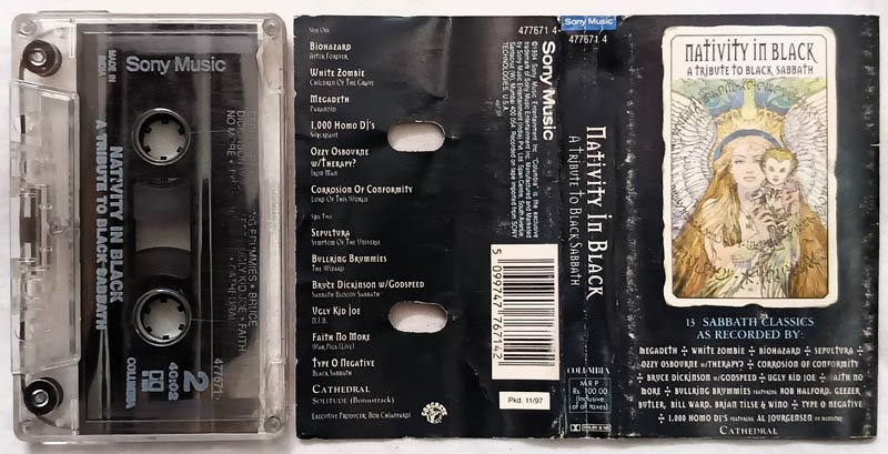 Nativity In Black A Tripute to Black Sabbath Audio Cassette