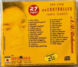 Non Stop Uncontrolled Remix Tamil Audio Cd By A. R. Rahman