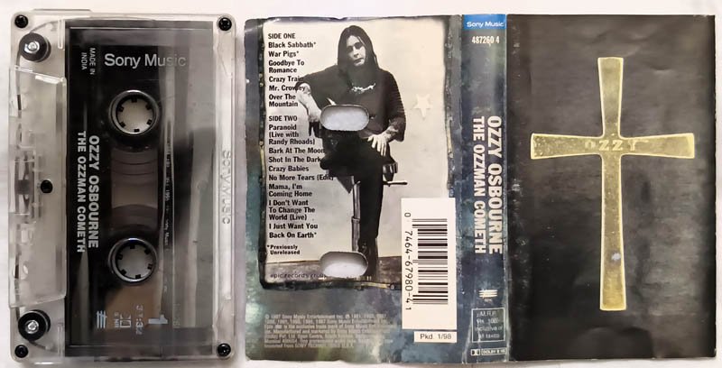 Ozzy Osbourne The Ozzman Cometh Audio Cassette