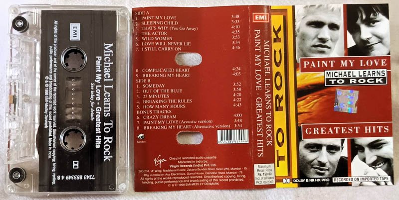 Paint My Love Michael Learns to Rock Greatest Hits Audio Cassette