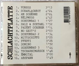 Patent Ochsner Schlachplatte Audio Cd