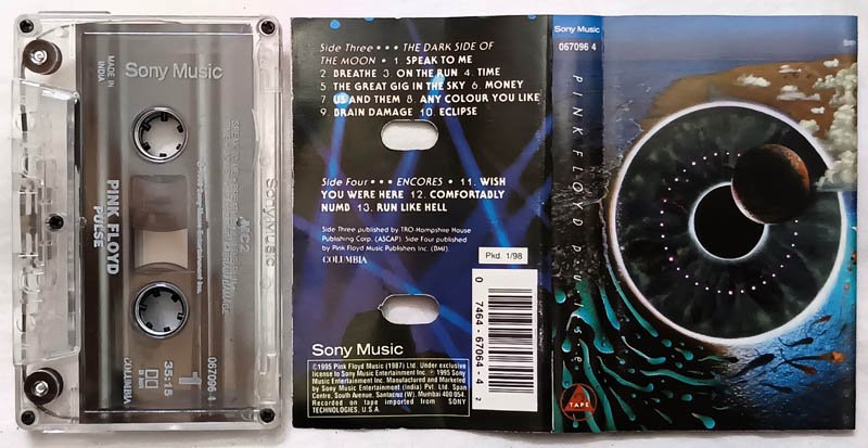 Pink floyd Pulse MC2 Audio Cassette