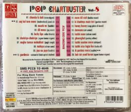 Pop Chartbuster Vol 8 Hindi Audio cd