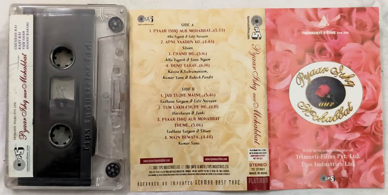 Pyaar Ishq Aur Mohabbat Hindi Audio cassette By Viju Shah