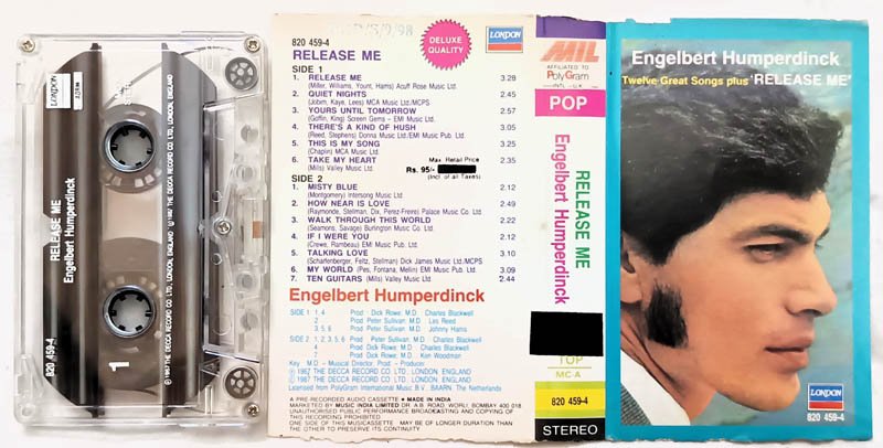 Release Me Engelbert Humperdinck Audio Cassette
