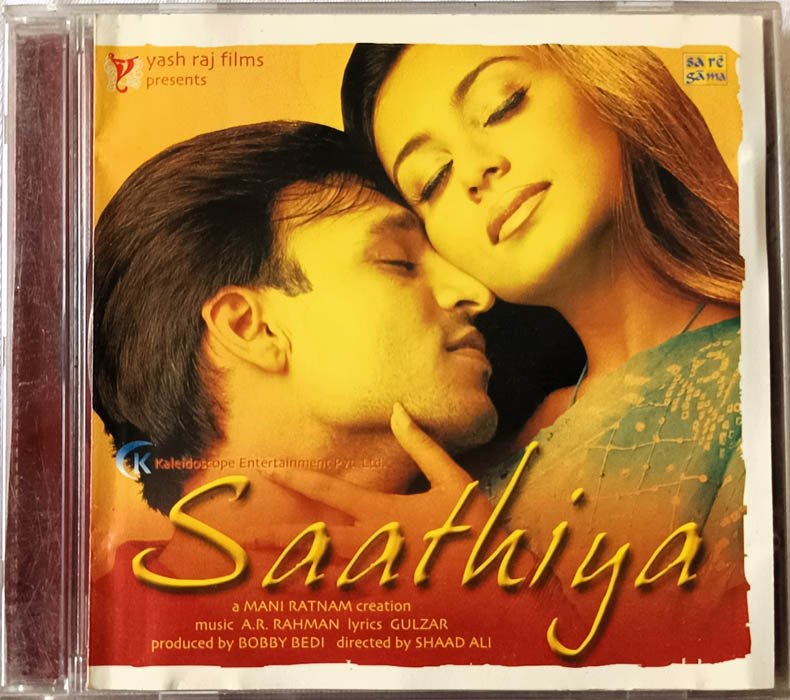 Saathiya Hindi Audio Cd By A.R.Rahman