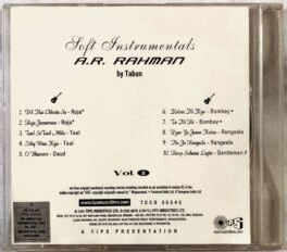 Soft Instrumental A R Rahman Vol 2 Audio cd