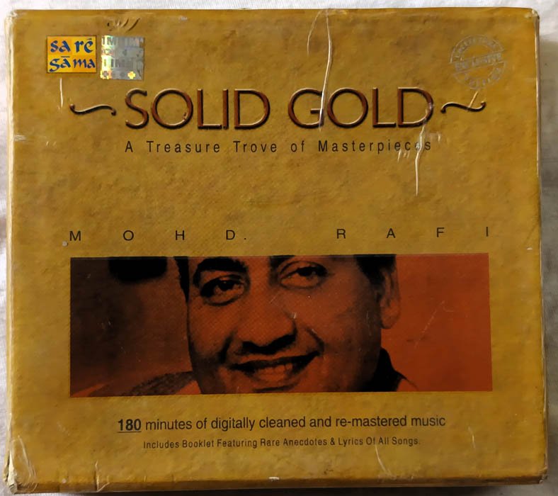 Solid Gold Mohd. Rafi Vol 1 & 2 Hindi Audio Cd