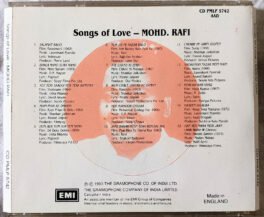 Song of love Mohd Rafi Hindi Audio cd