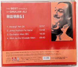 The Best Ghazal of Ghulam Ali Awargi Hindi Audio cd