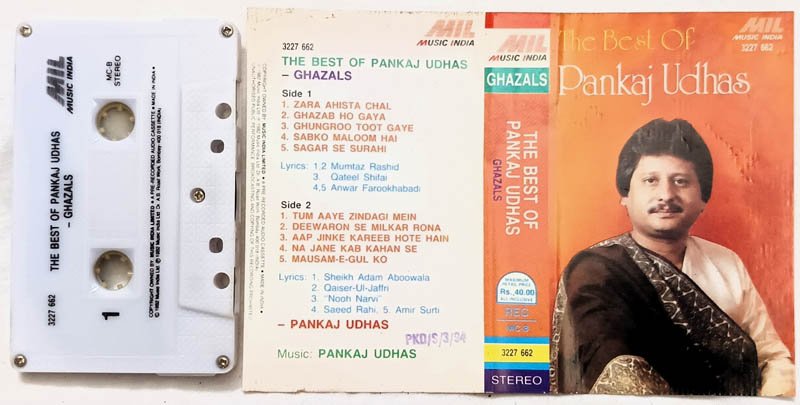 The Best of Pankaj Udhas Ghazal Audio Cassette