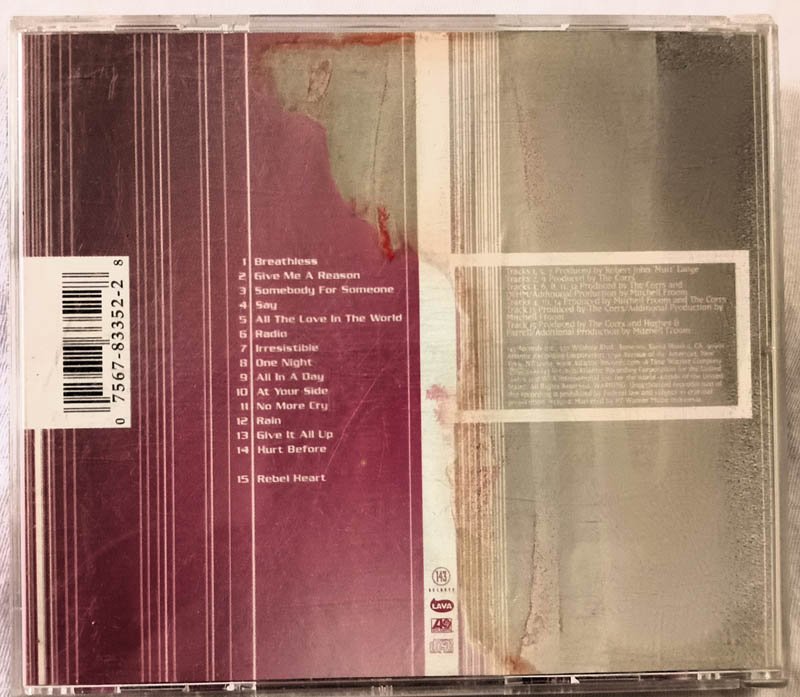 The Corrs in blue Audio CD