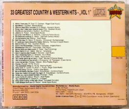 The Greatest country western hits Vol 1 Audio cd