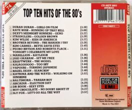 Top Ten Hits of the 80s Original Hits Audio cd