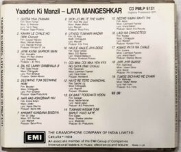 Yaadon Ki Manzil Lata Mangeshkar Hindi Audio cd