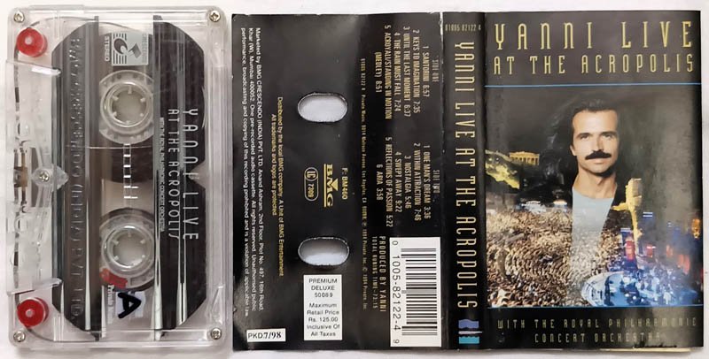Yanni Live At The Acropolis English Audio Cassette