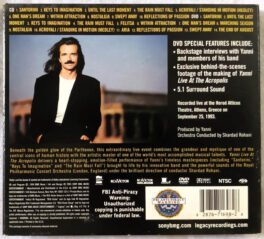 Yanni Live at The Acropolis With The Royal Philharmonic Concert CD +DVD Audio cd