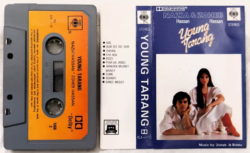 Young Tarang Nazia Hassan & Zoheb Hassan Hindi Audio Cassette