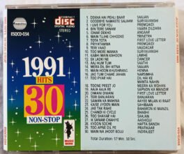 1991 Hits 30 Non Stop Hindi Audio Cd