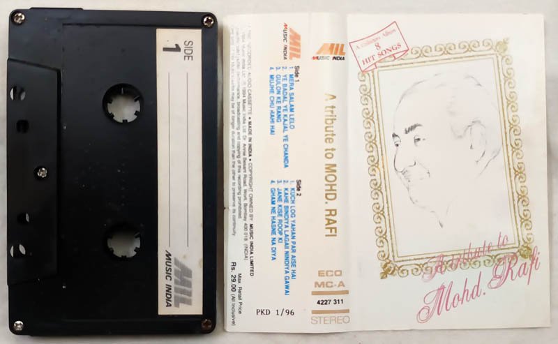 A Tribute Mohd.Rafi Hindi Audio Cassette