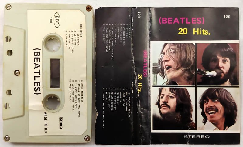 Beatles 20 Hits Audio Cassette