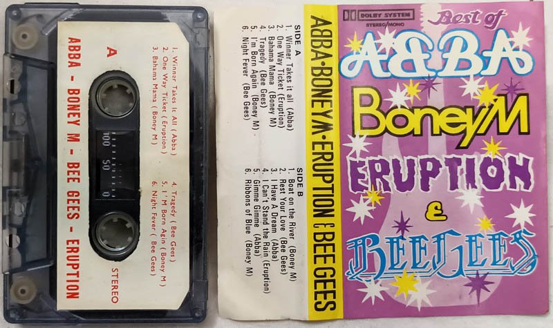 Best of Abba-Boney M-Eruption-Bee Gees Audio Cassette