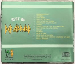 Best of Def Leppard Audio cd