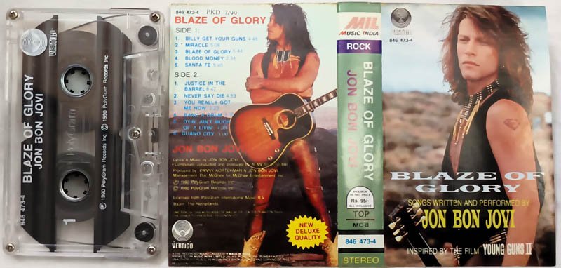 Blaze of Glory Jon Bon Jovi Audio Cassette