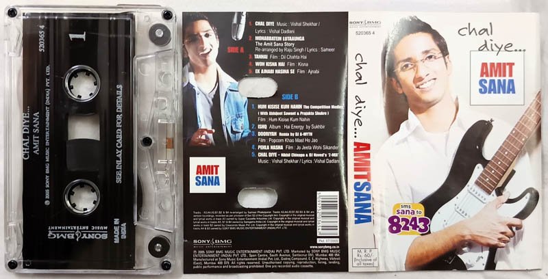 Chal Diye Amit Sana Hindi Audio Cassette