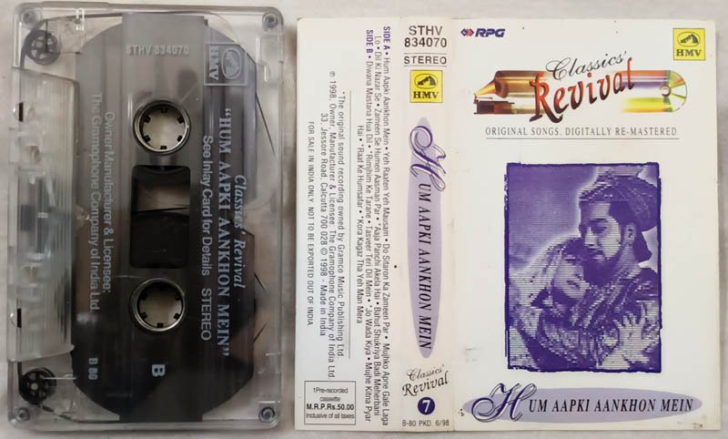 Classics Revival Hum Aapki Aakhon Mein Hindi Audio Cassette