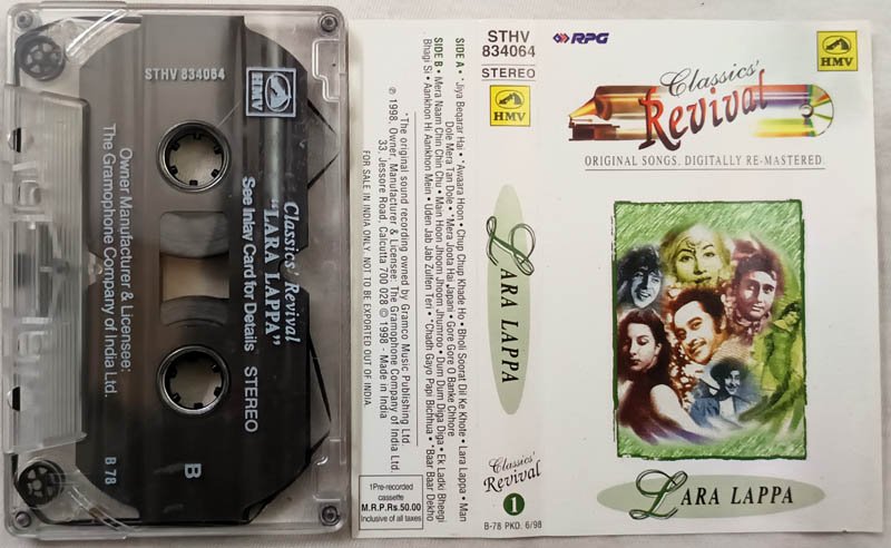 Classics Revival Lara Lappa Hindi Audio Cassette