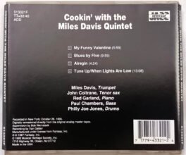 Cookin With The Miles Davis Quintet Audio Cd