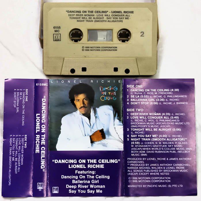Dancing On the Ceiling Lionel Richie Audio Cassette