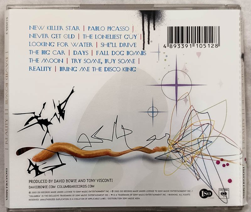 David Bowie Reality Audio Cd
