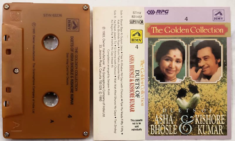 Duets of Asha Bhosle-Kishore Kumar Hindi Audio Cassette