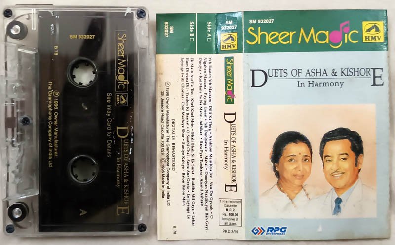 Duets of Asha-Kishore in Harmony Hindi Audio Cassette