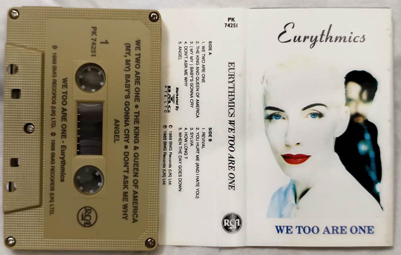 Eurythmics We Too are one Audio Cassette