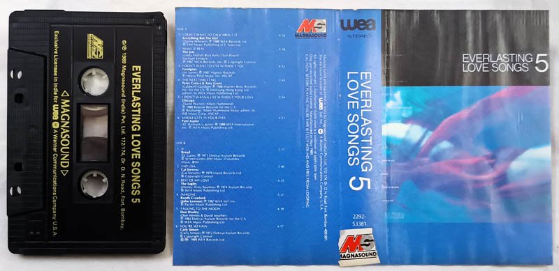 Everlastings Love Songs 5 Audio Cassette