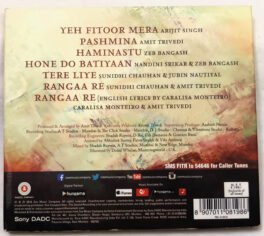 Fitoor Hindi Audio cd By Amit Trivedi
