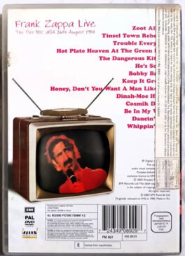 Frank Zappa Live The Pier NYC USA 26th August 1984 Dvd