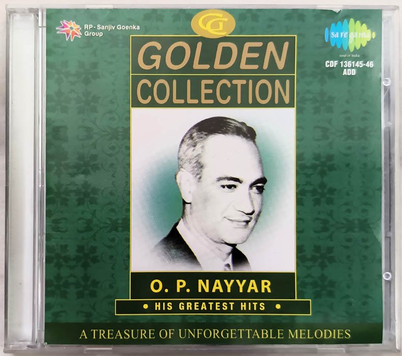 Golden Collection O.P.Nayyat His Greatest Hits Hindi Audio Cd
