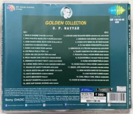 Golden Collection O.P.Nayyat His Greatest Hits Hindi Audio Cd