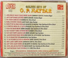 Golden Hits of O.P.Nayyar Hindi Audio Cd