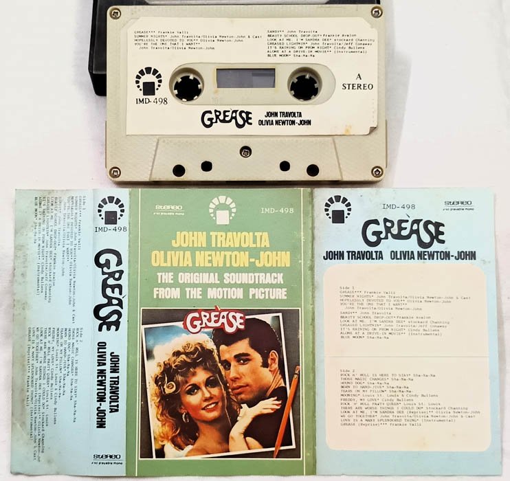 Grease John Travolta Olivia Newton-John Audio Cassette