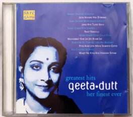 Greatest Hits Geeta Dutt her Finest Ever Hindi Audio Cd
