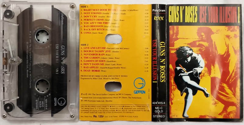 Guns N Roses Use Your Illusion I Audio Cassette