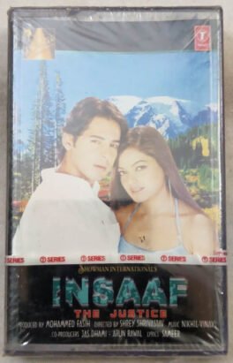 Insaaf The Justice Hindi Audio Cassette By Nikhil Vinay Sealed Pack