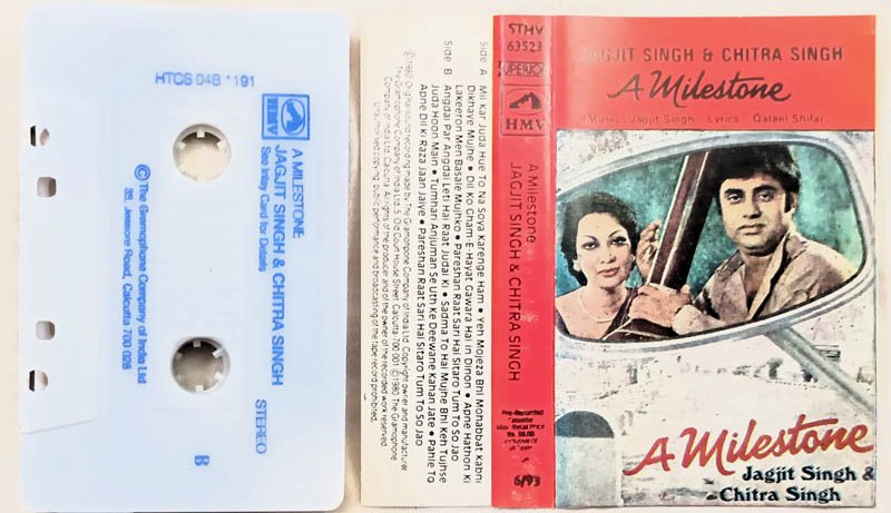 Jagjit Singh and Chitra Singh A Milestone Hindi Audio Cassette